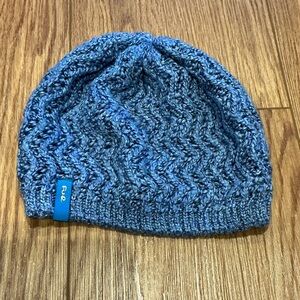Stylish Blue Knit Women's Beanie